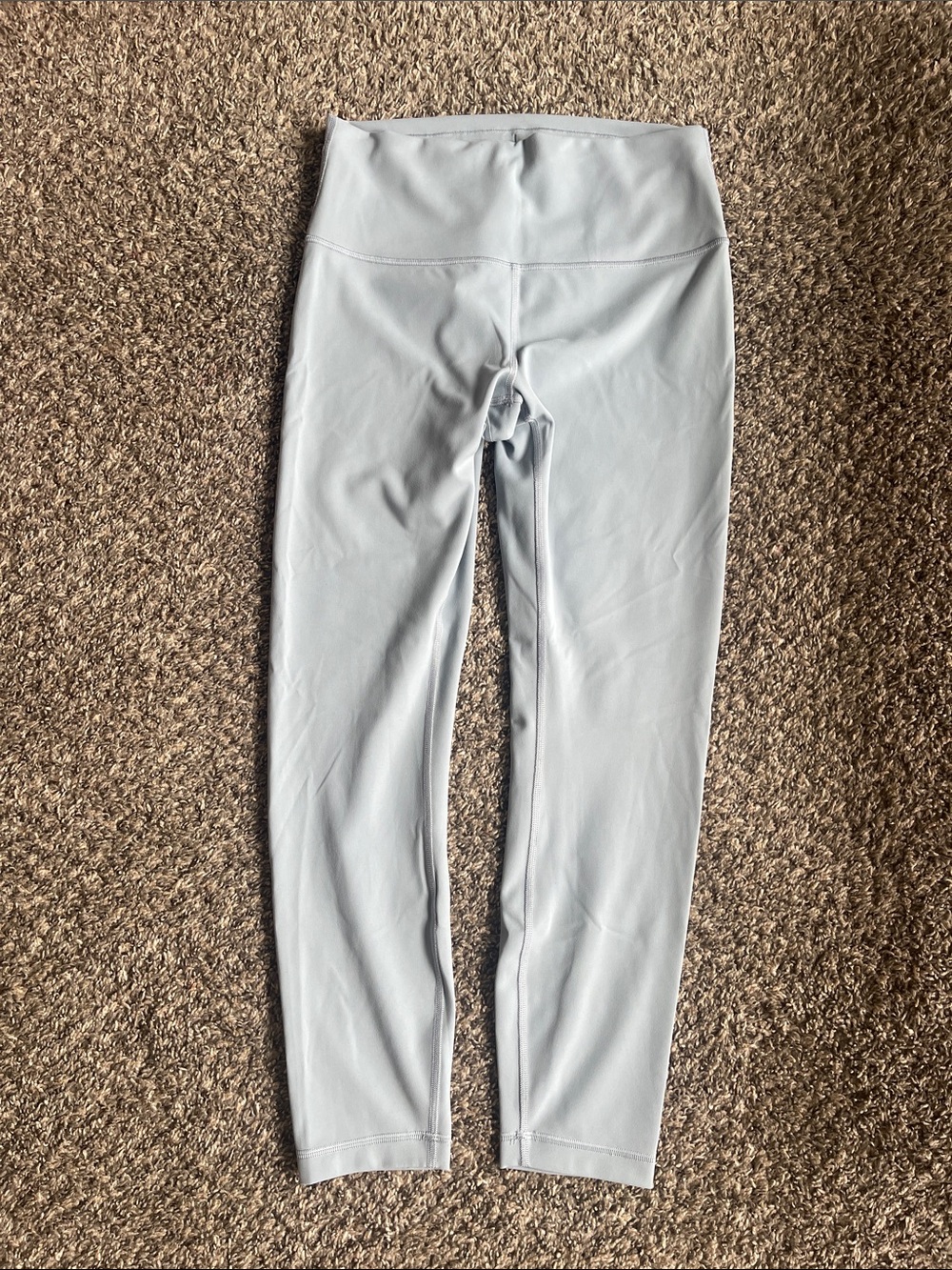 Lululemon Light Blue Wunder Train High-Rise Leggings